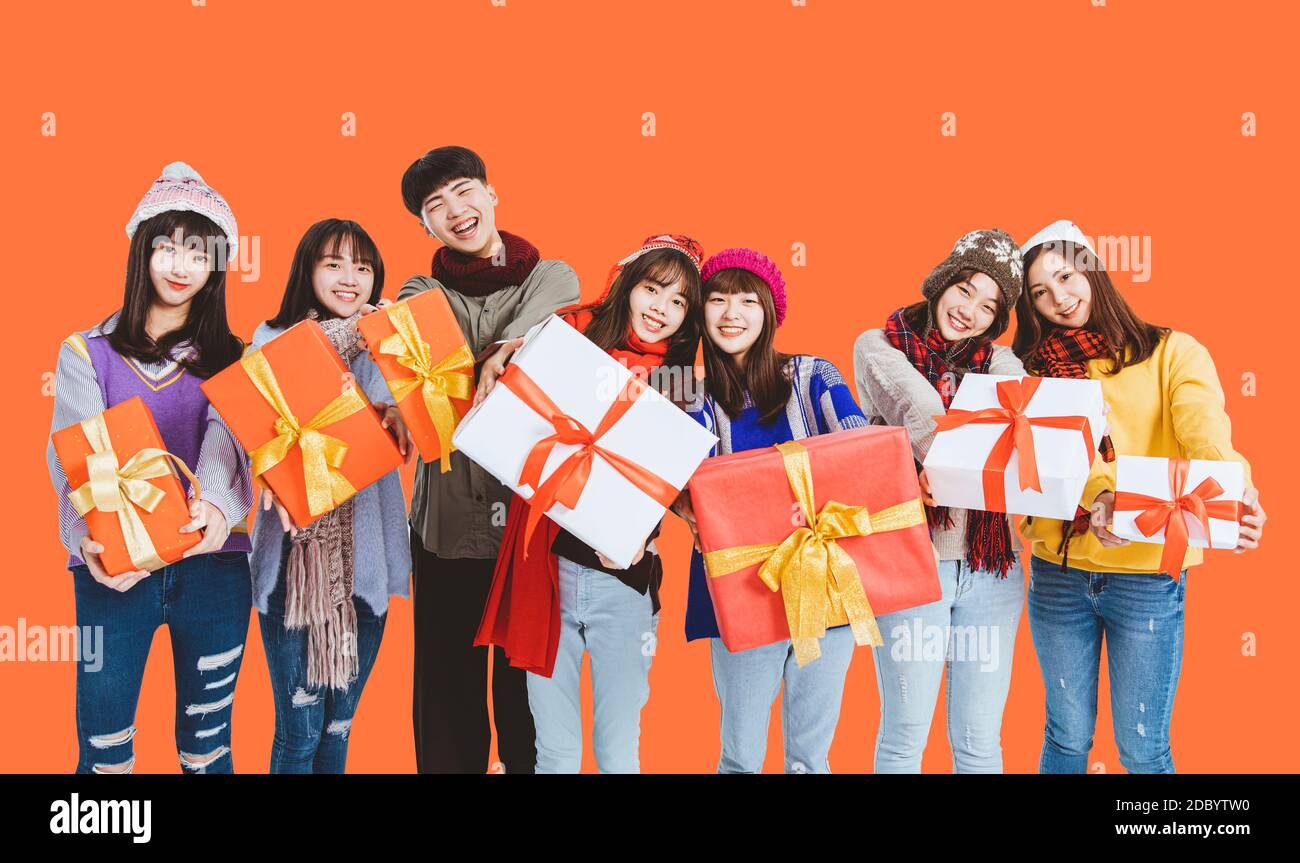 Chinese girl celebrating christmas hi-res stock photography and images ...