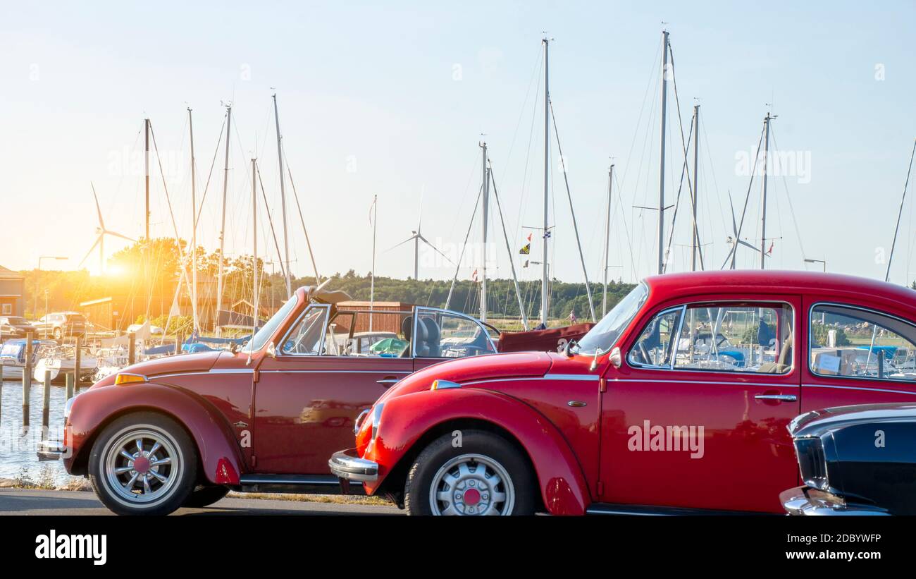 Classic old Cars in Denmark Stock Photo Alamy
