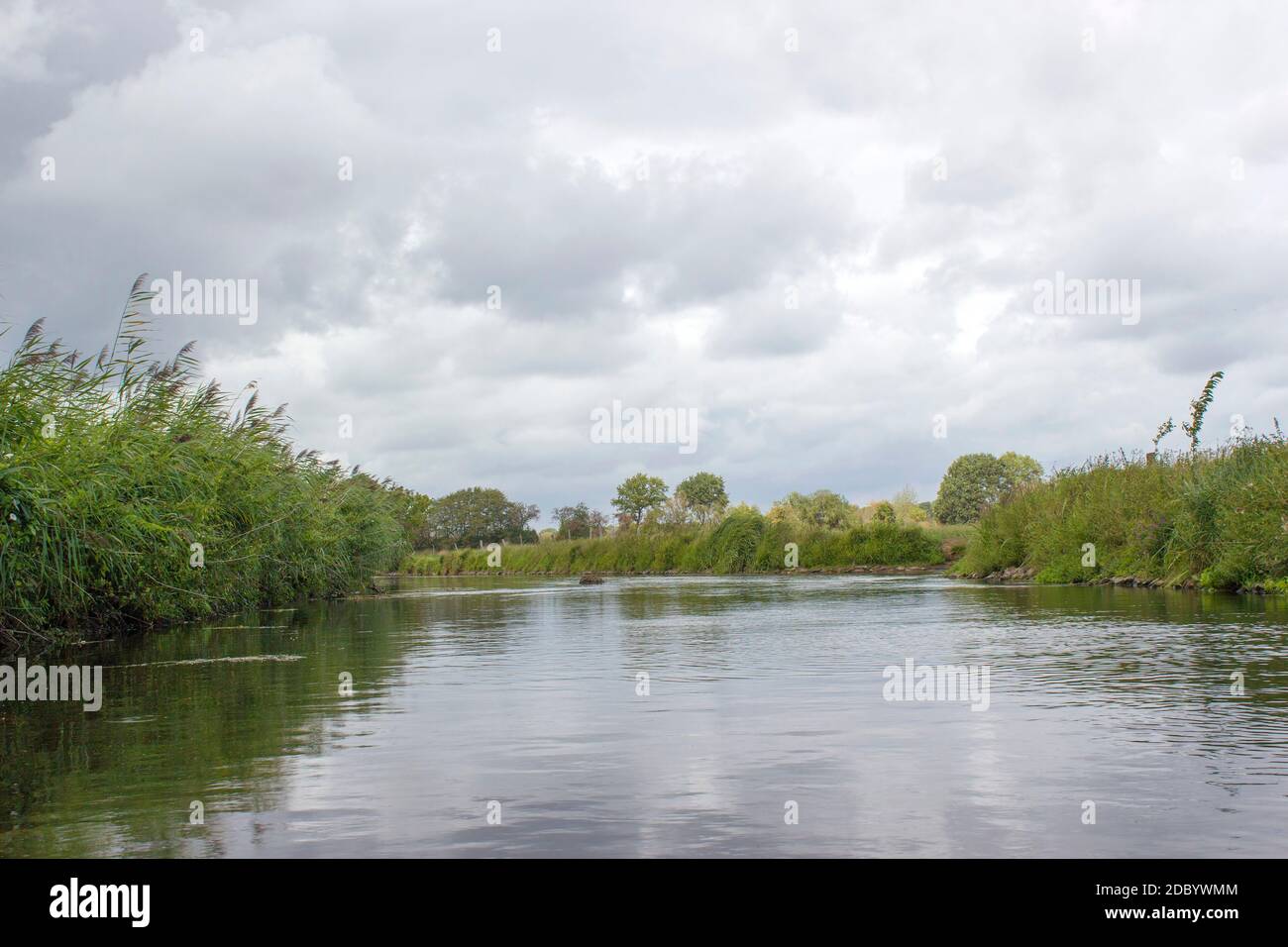 Niers River, Lower Rhine Region, Germany Stock Photo