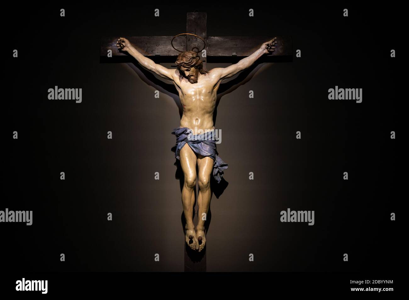 Vatican city, Rome - March 07, 2018: The Crucifix sculpture by Alessandro Algardi in Vatican museum Stock Photo