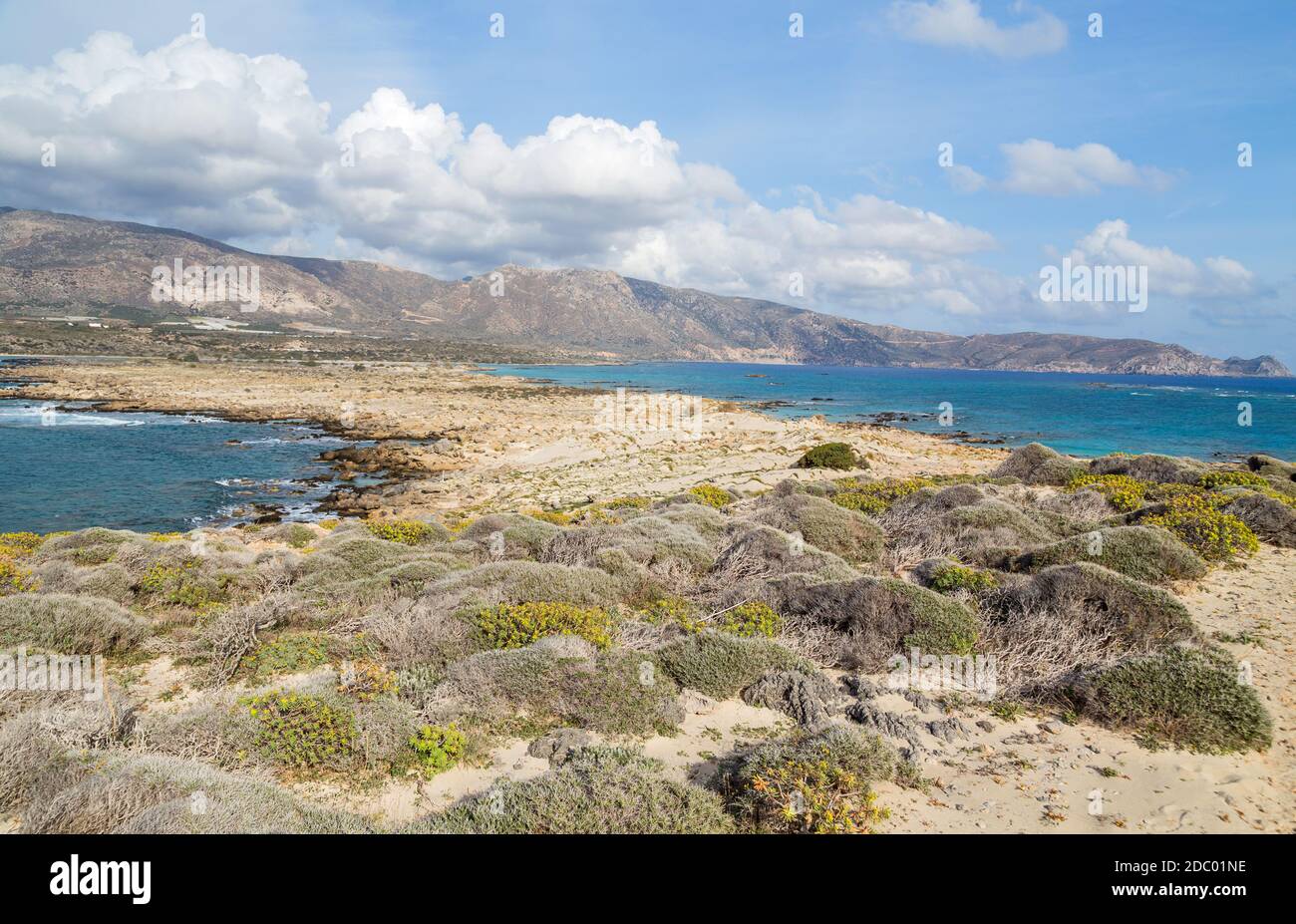 Small Creete South coastal landscape on Creete, Greece Stock Photo - Alamy