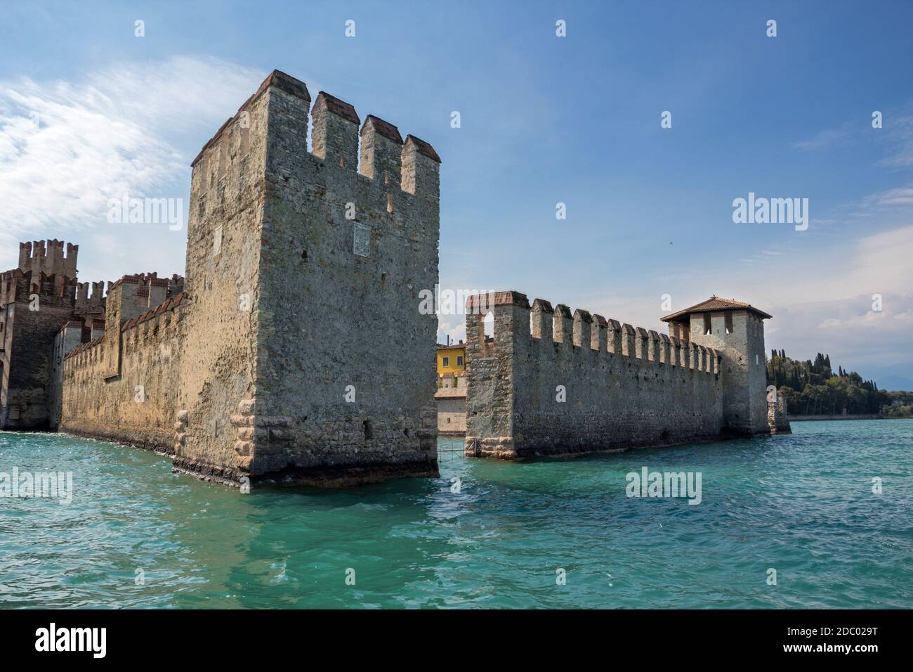 Scaliger Castle in Sirmione, ancient Castle in the Historical town