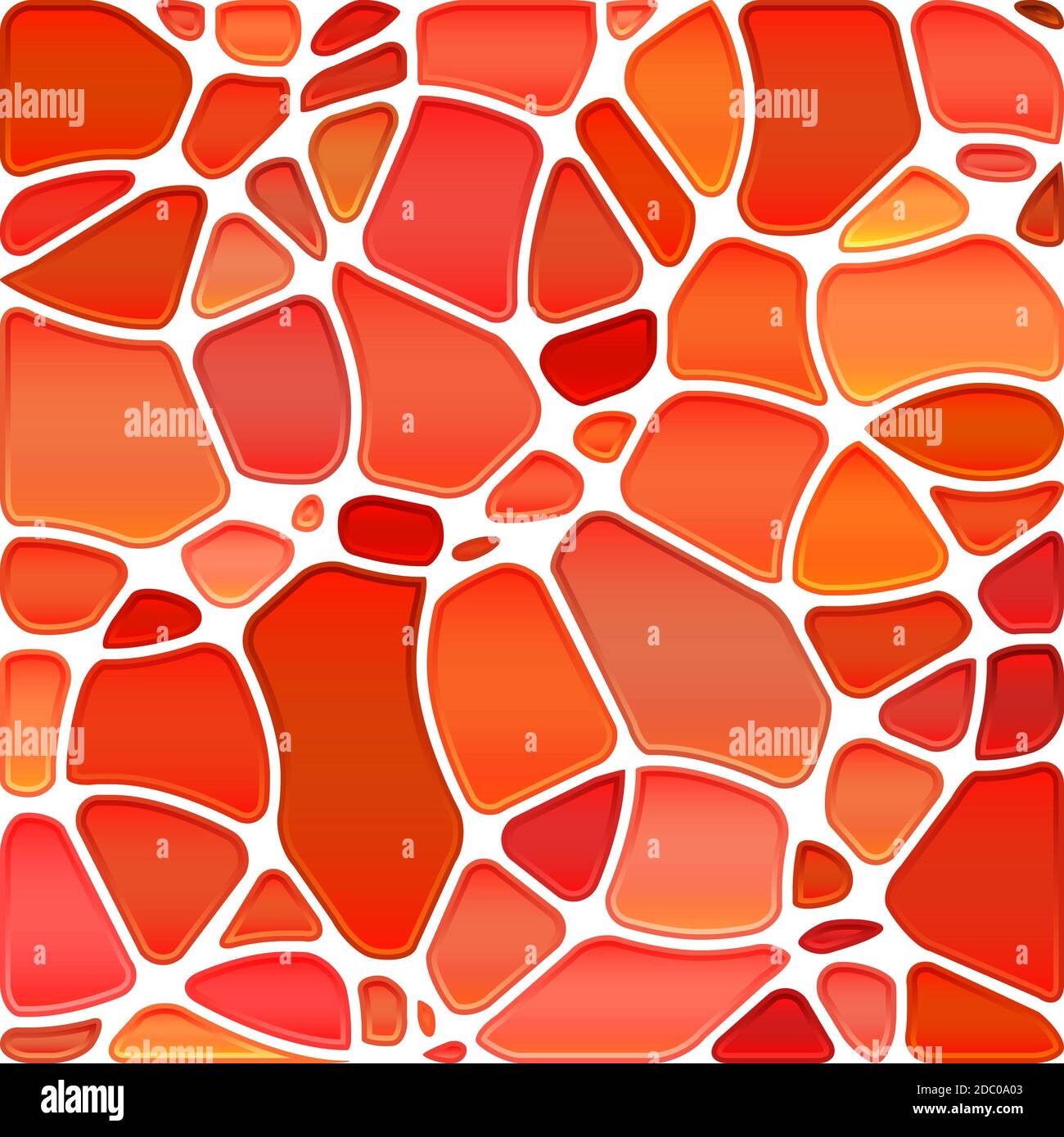 abstract stained-glass mosaic background - red circles Stock Photo - Alamy