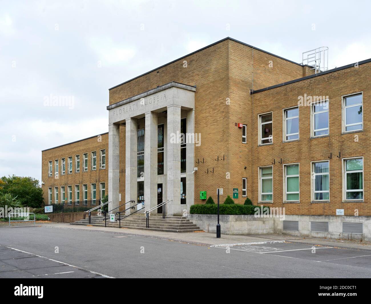 Rugby council offices exterior Stock Photo - Alamy