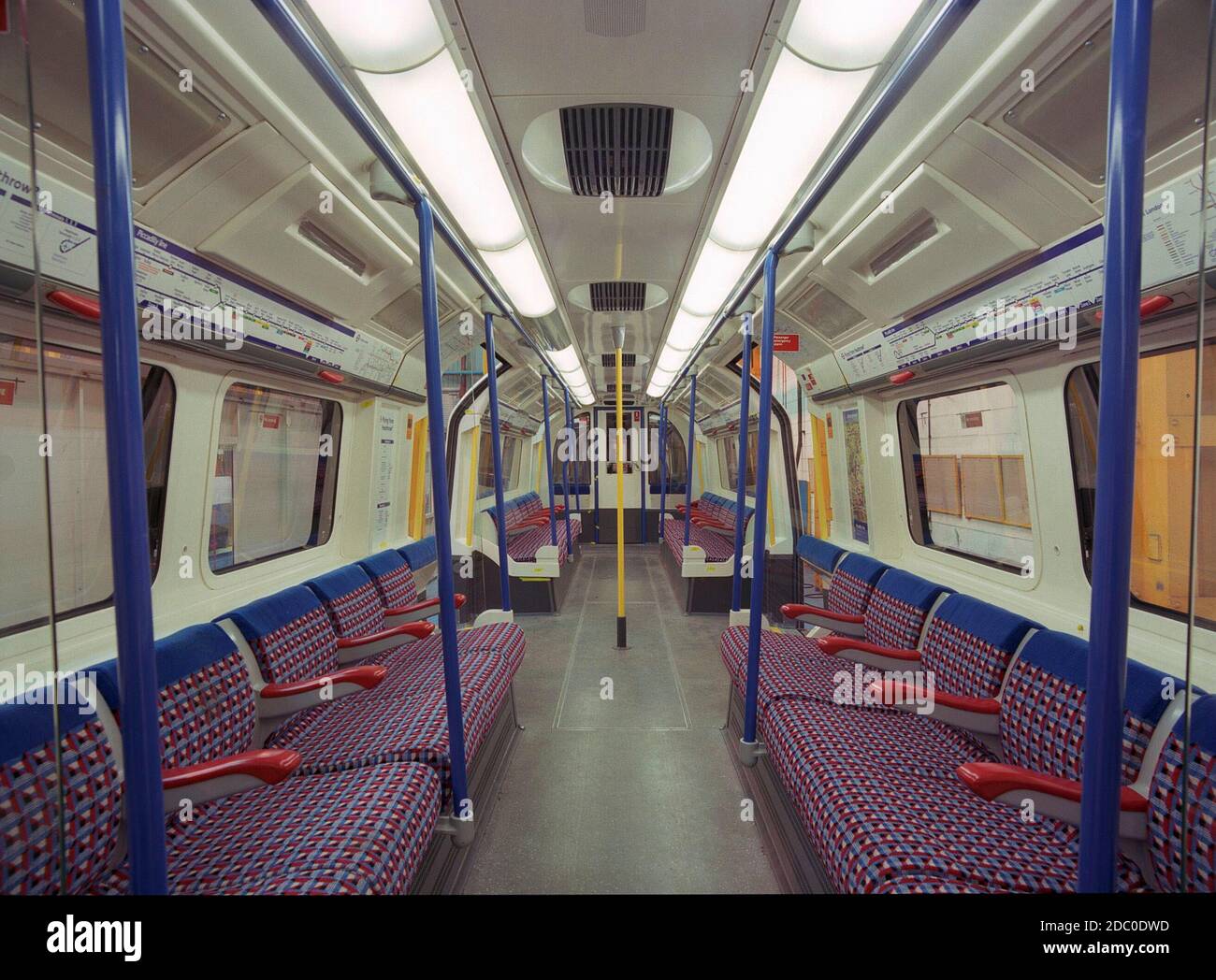1998, refurbishment of London Underground Trains, at Bombardier,  Horbury, West Yorkshire, Northern England, UK Stock Photo