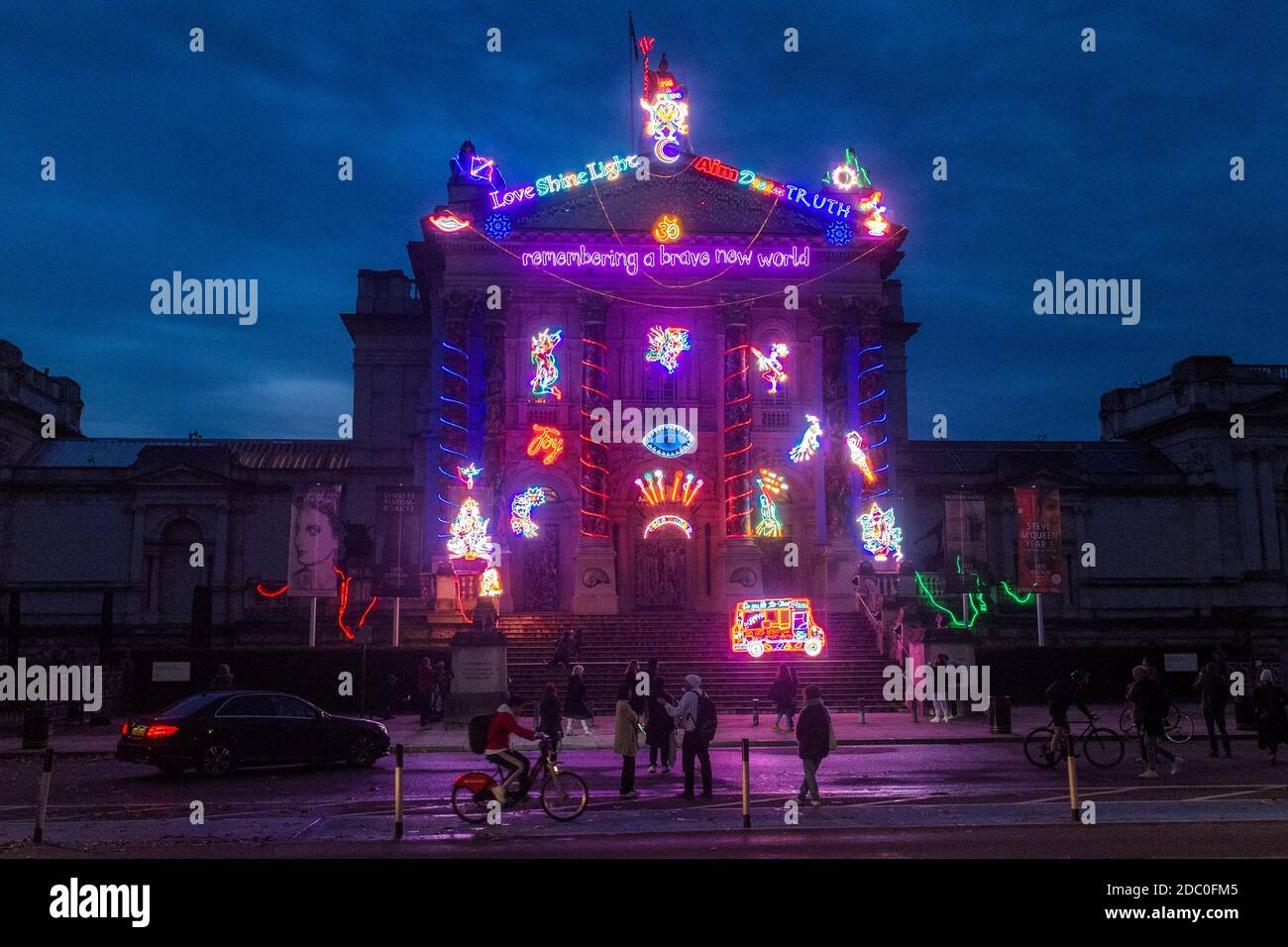 Tate Britain, installation by artist Chila Kumari Burman to celebrate the festival of Diwali in London, Westminster, London, UK Stock Photo
