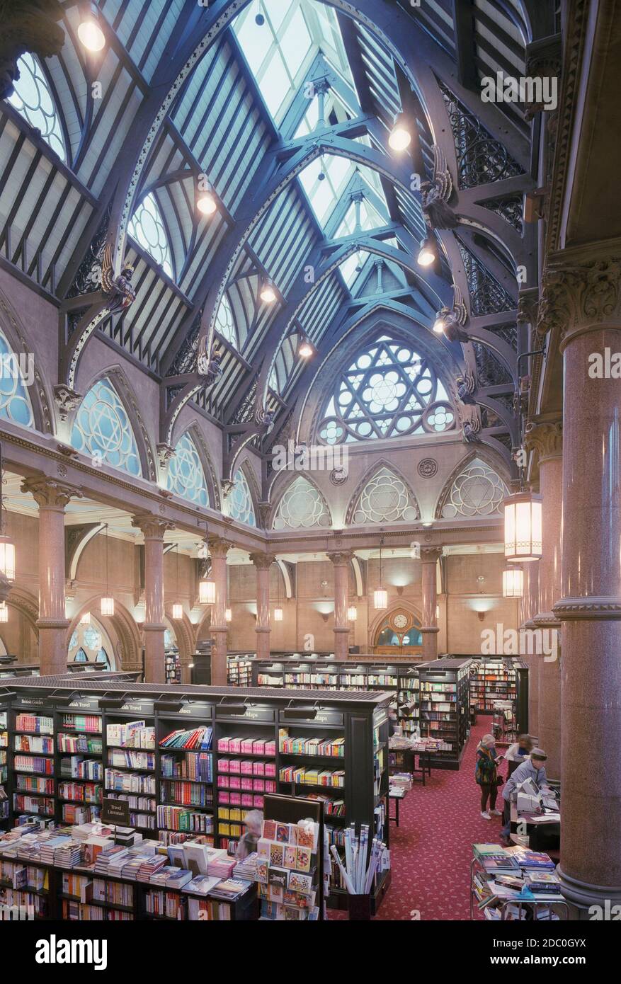 The conversion of Bradford Wool Exchange to a Waterstones Book shop, in