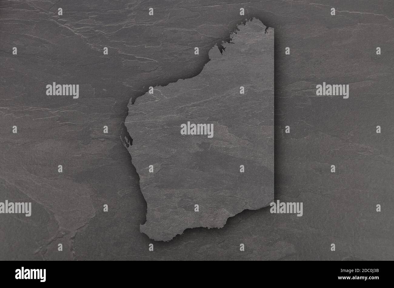 Map of western australia hi-res stock photography and images - Alamy