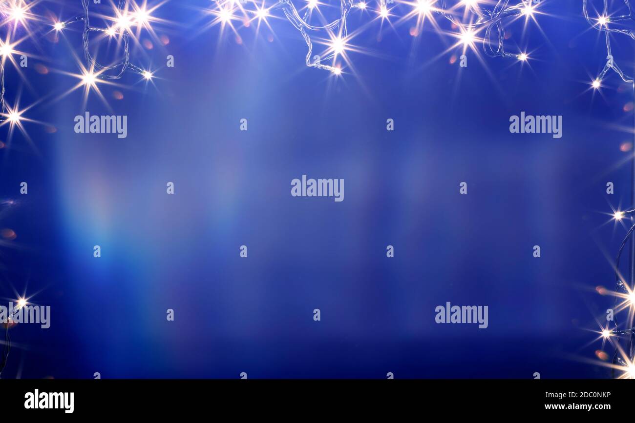 Colorful Sparkling Christmas Lights Background Stock Photo Alamy