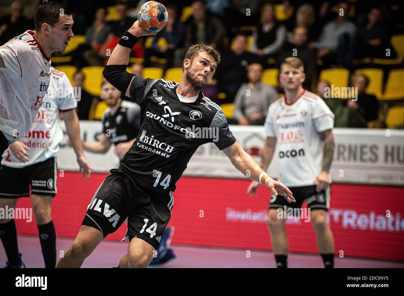 Denmark. 17th Nov, 2020. Alexander Lynggaard (14) of