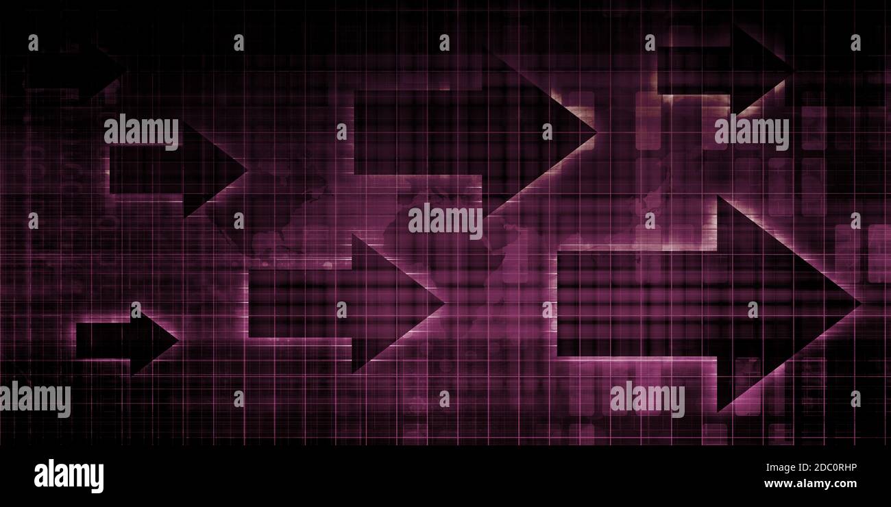 Tech background abstract arrows hi-res stock photography and images - Alamy