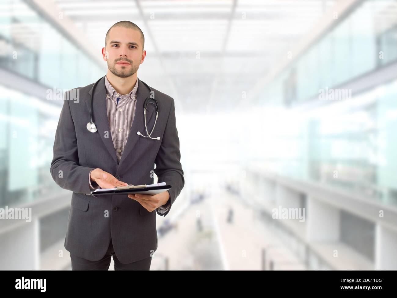 happy male doctor, at the hospital Stock Photo - Alamy