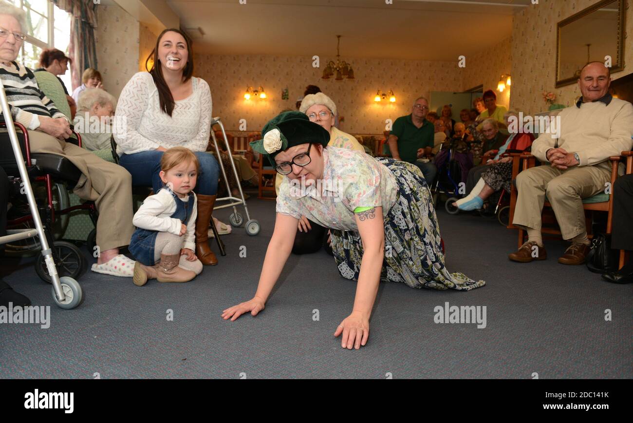 grannies group legs Fizzog hi-res stock photography and images - Alamy