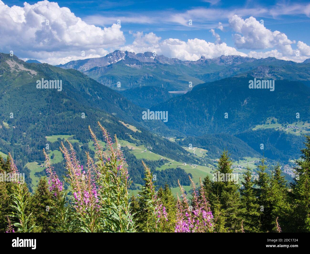 val d'arly,savoie,france Stock Photo
