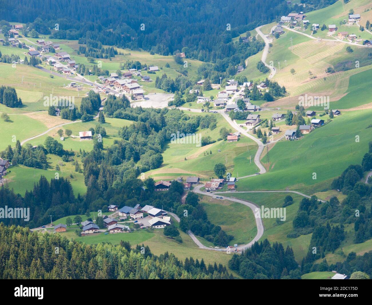 val d'arly,savoie,france Stock Photo