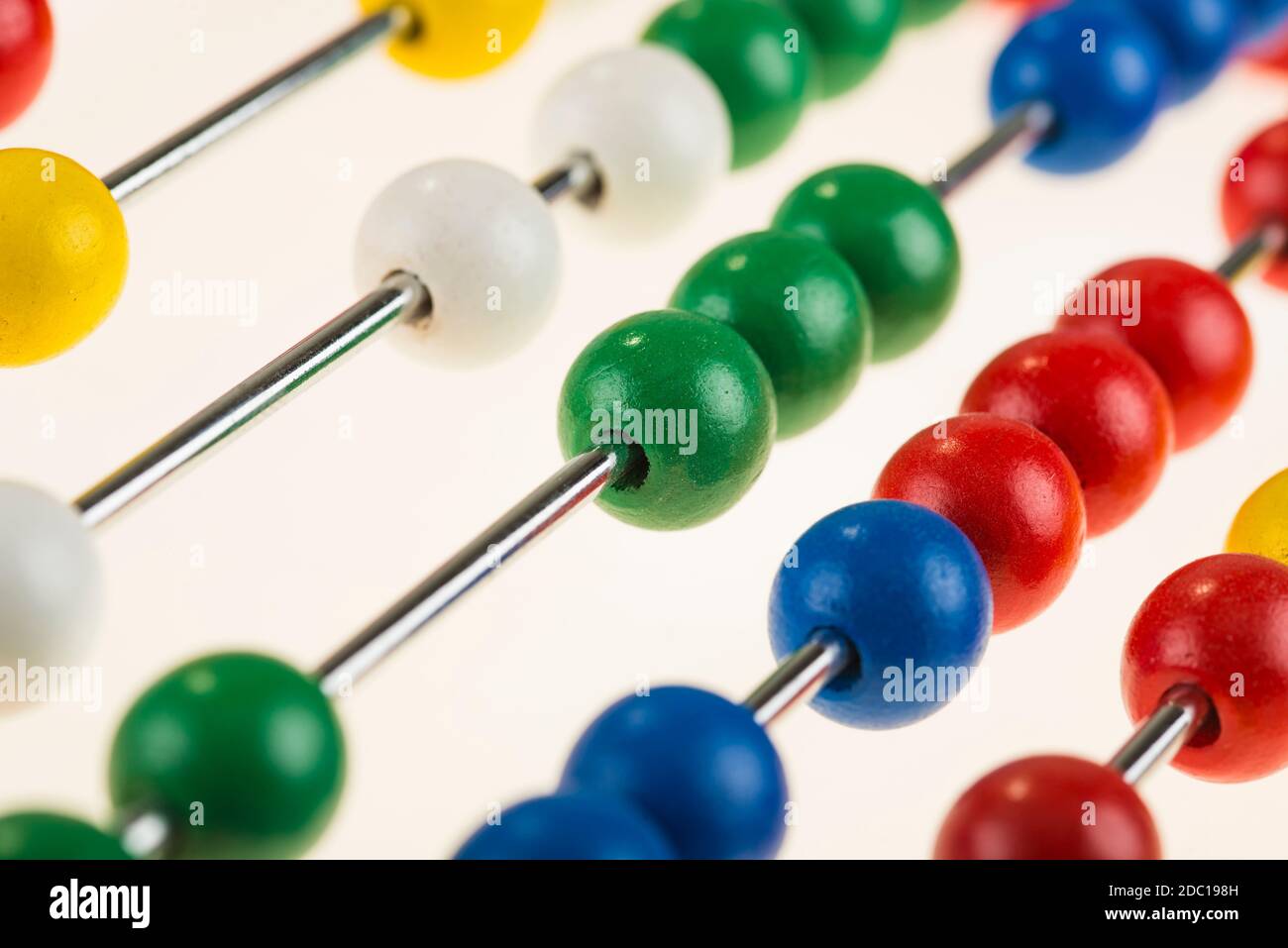 abacus in closeup Stock Photo
