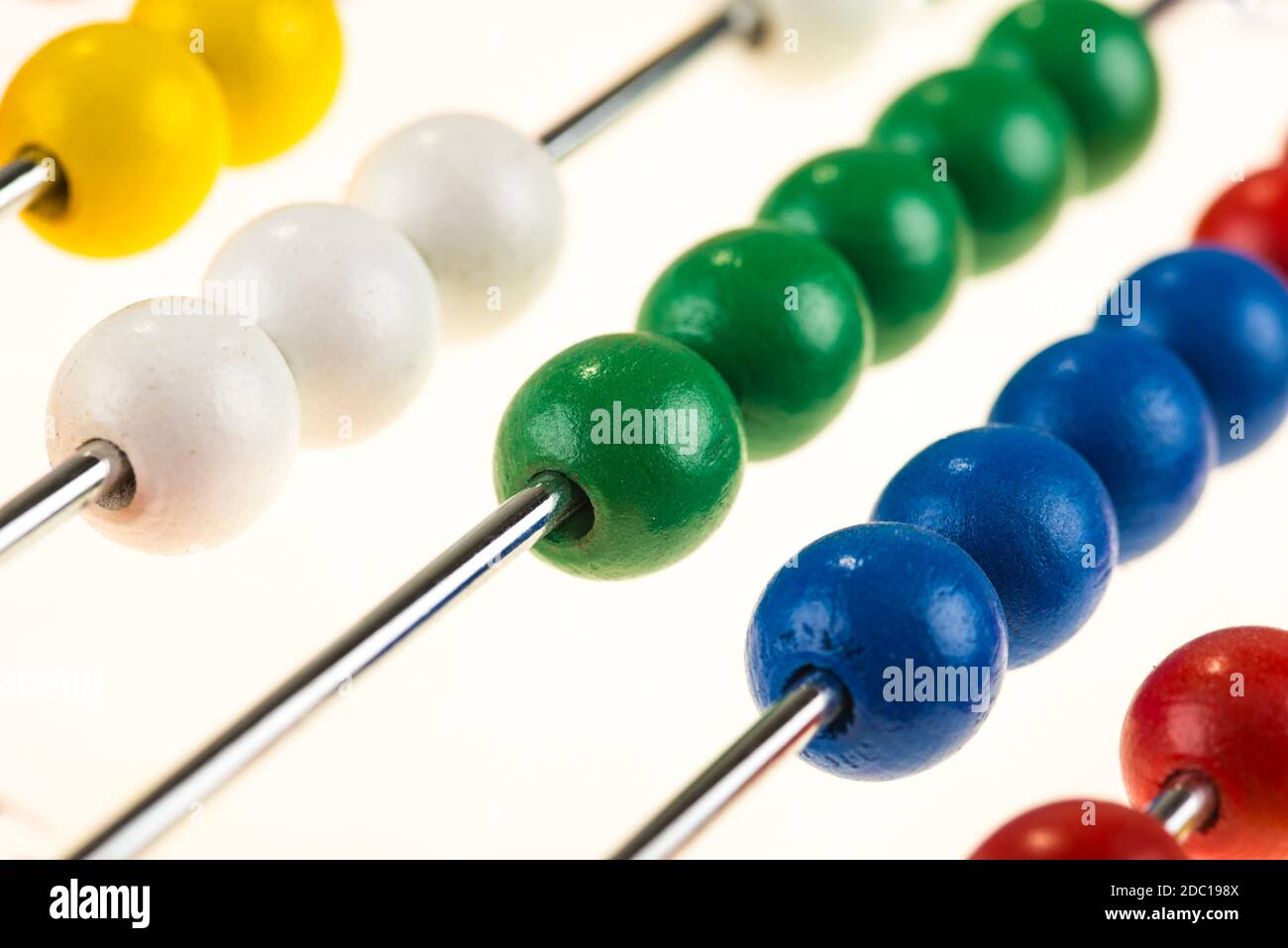 abacus in closeup Stock Photo