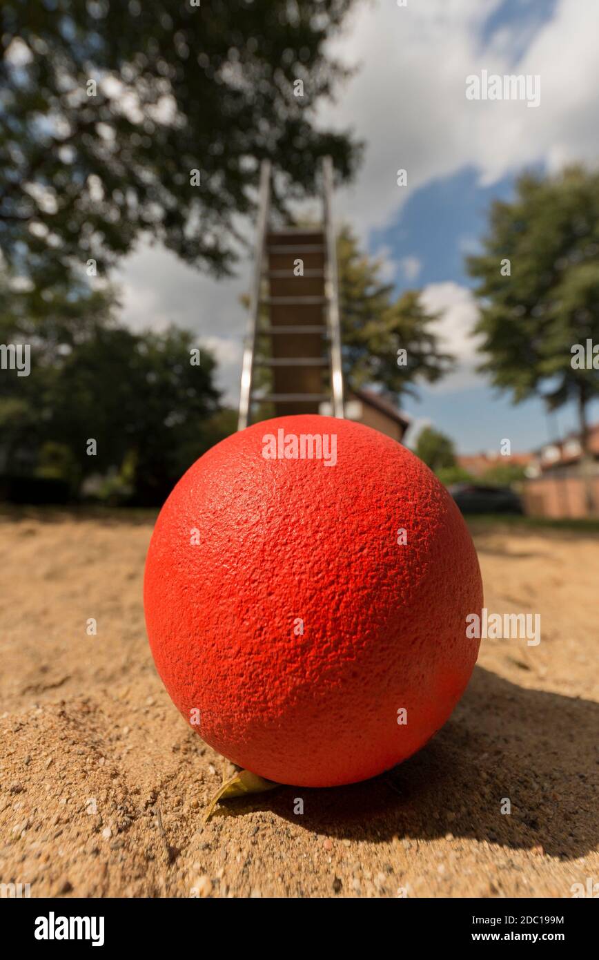 a red ball Stock Photo