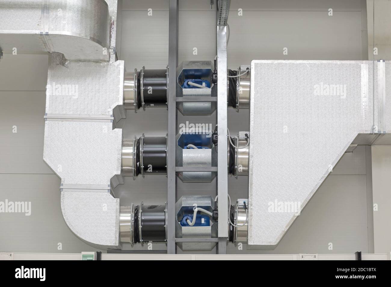 Air ducts blower motor hvac system unit stock photo alamy