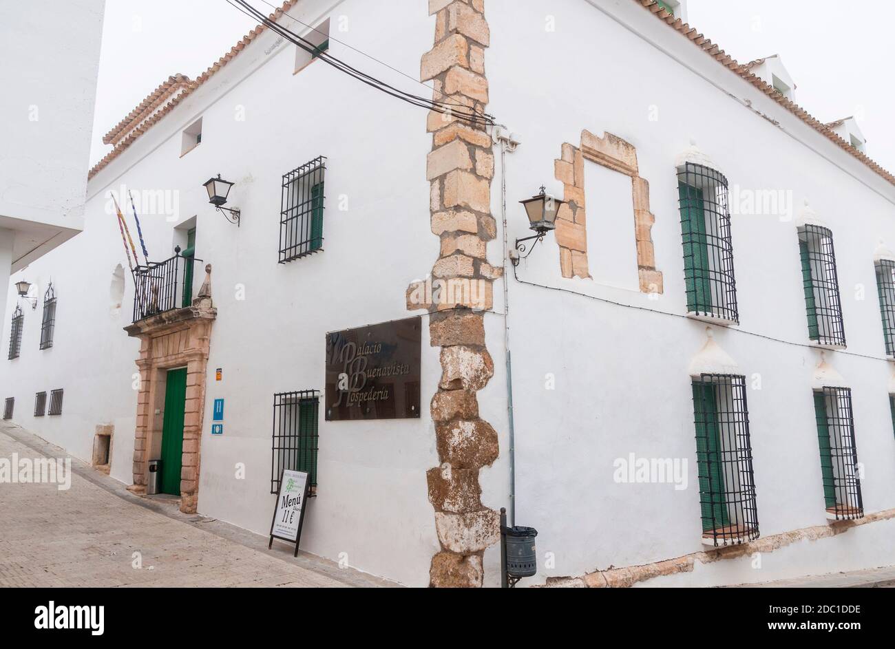 Palacio Buenavista. Belmonte. Provincia de Cuenca. Castilla la Mancha.  España. Conjunto histórico artístico Stock Photo - Alamy