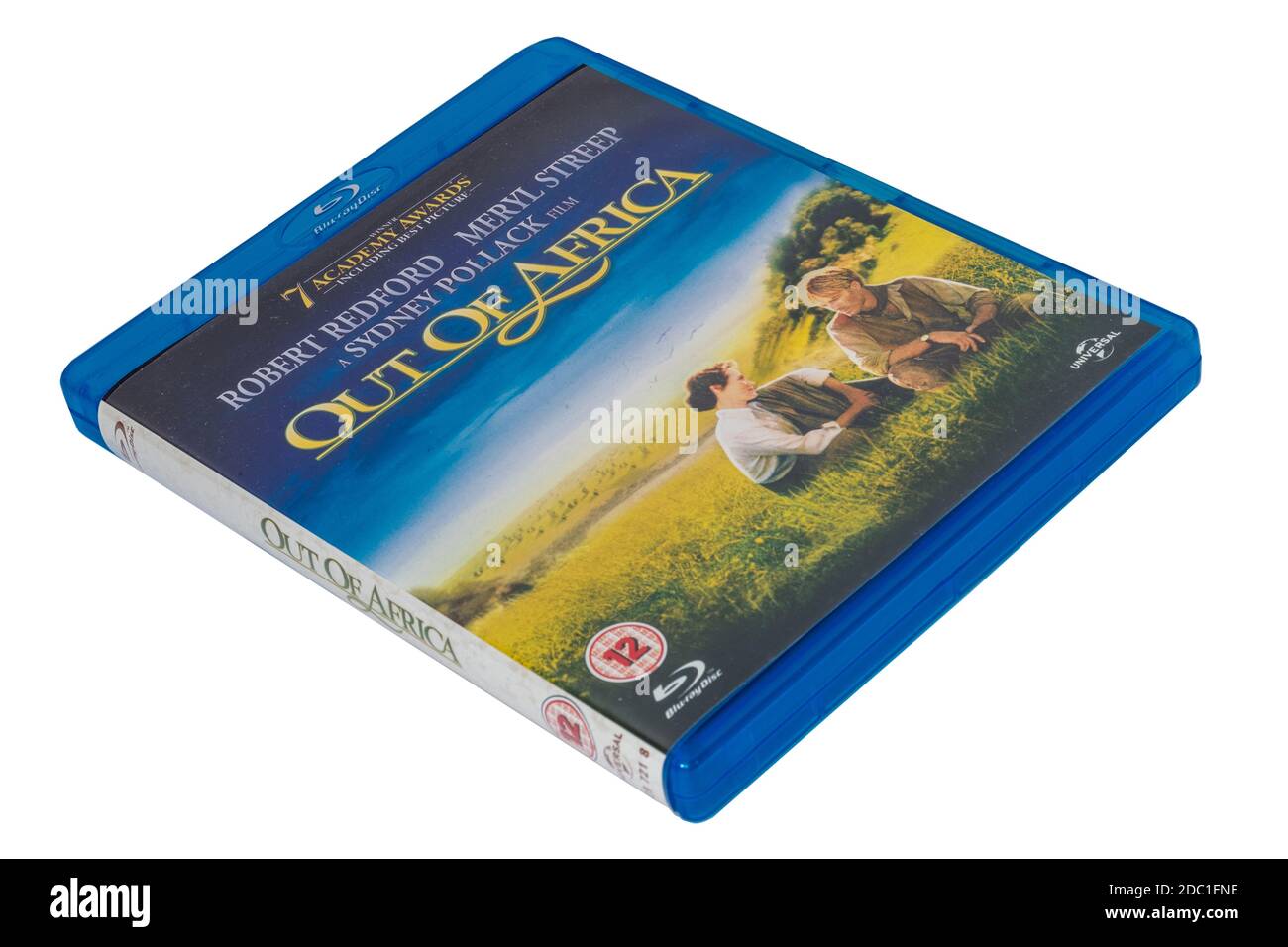 Out of Africa blu ray disc (DVD) Stock Photo