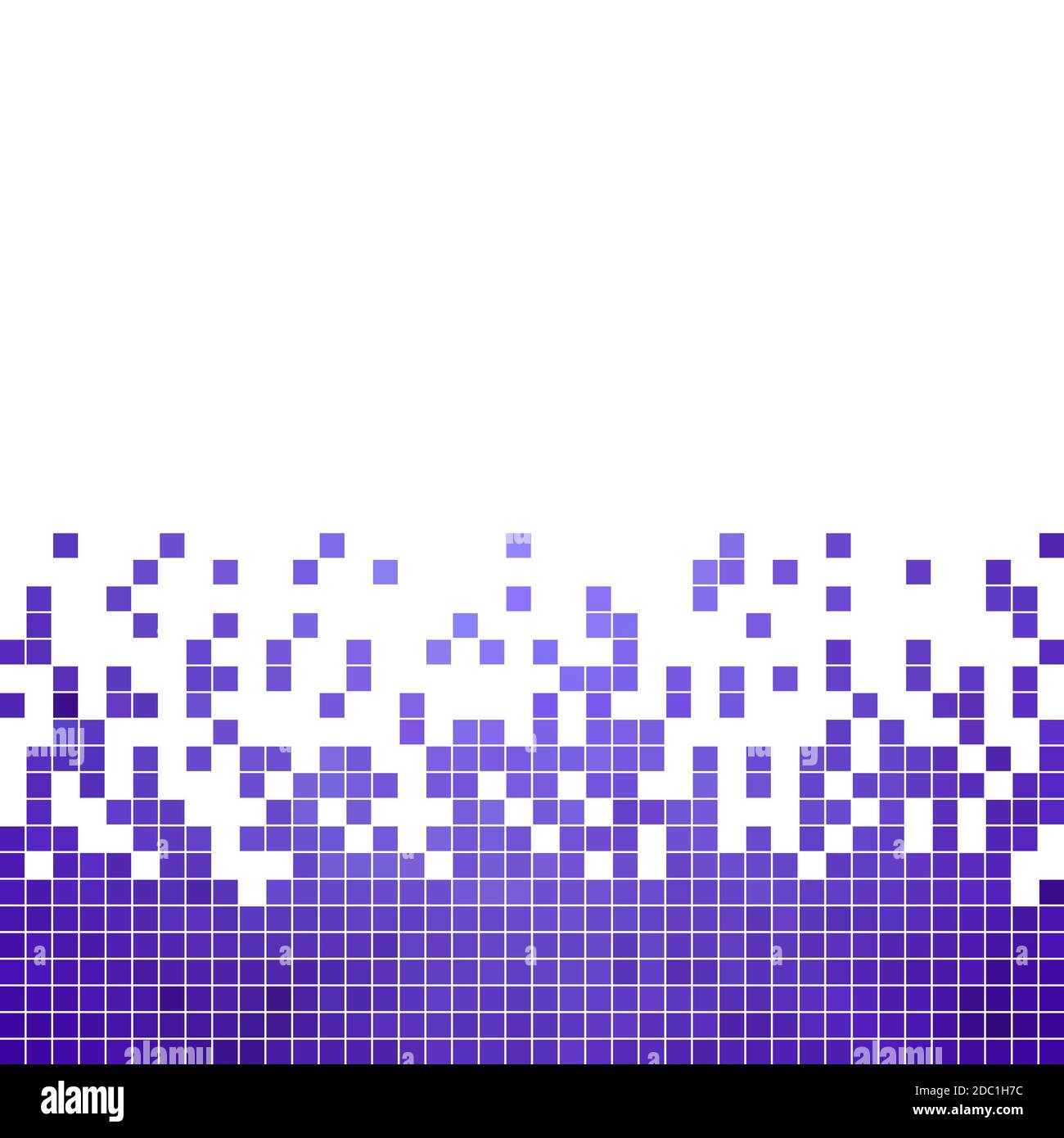 abstract square pixel mosaic background - violet Stock Photo - Alamy