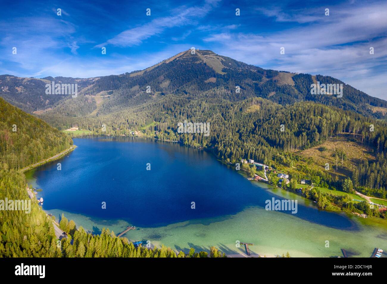 Lake Erlaufsee And Gemeindealpe Mountain In Lower Austria Mostviertel lake-erlaufsee-and-gemeindealpe-mountain-in-lower-austria-mostviertel