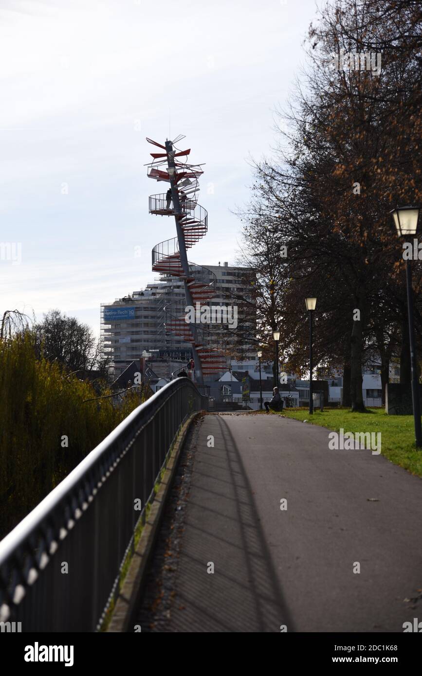 Ulmer Berblinger Tower Stock Photo