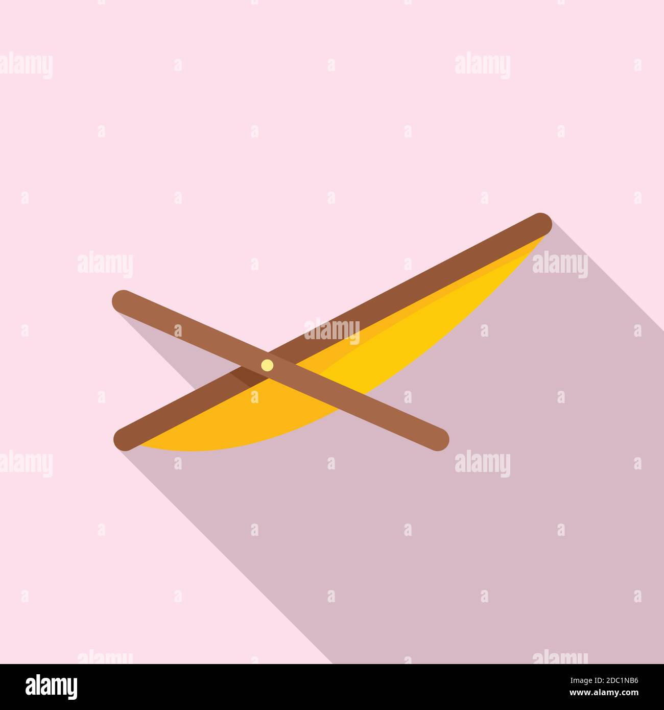 Folding beach chair icon, flat style Stock Vector Image & Art - Alamy