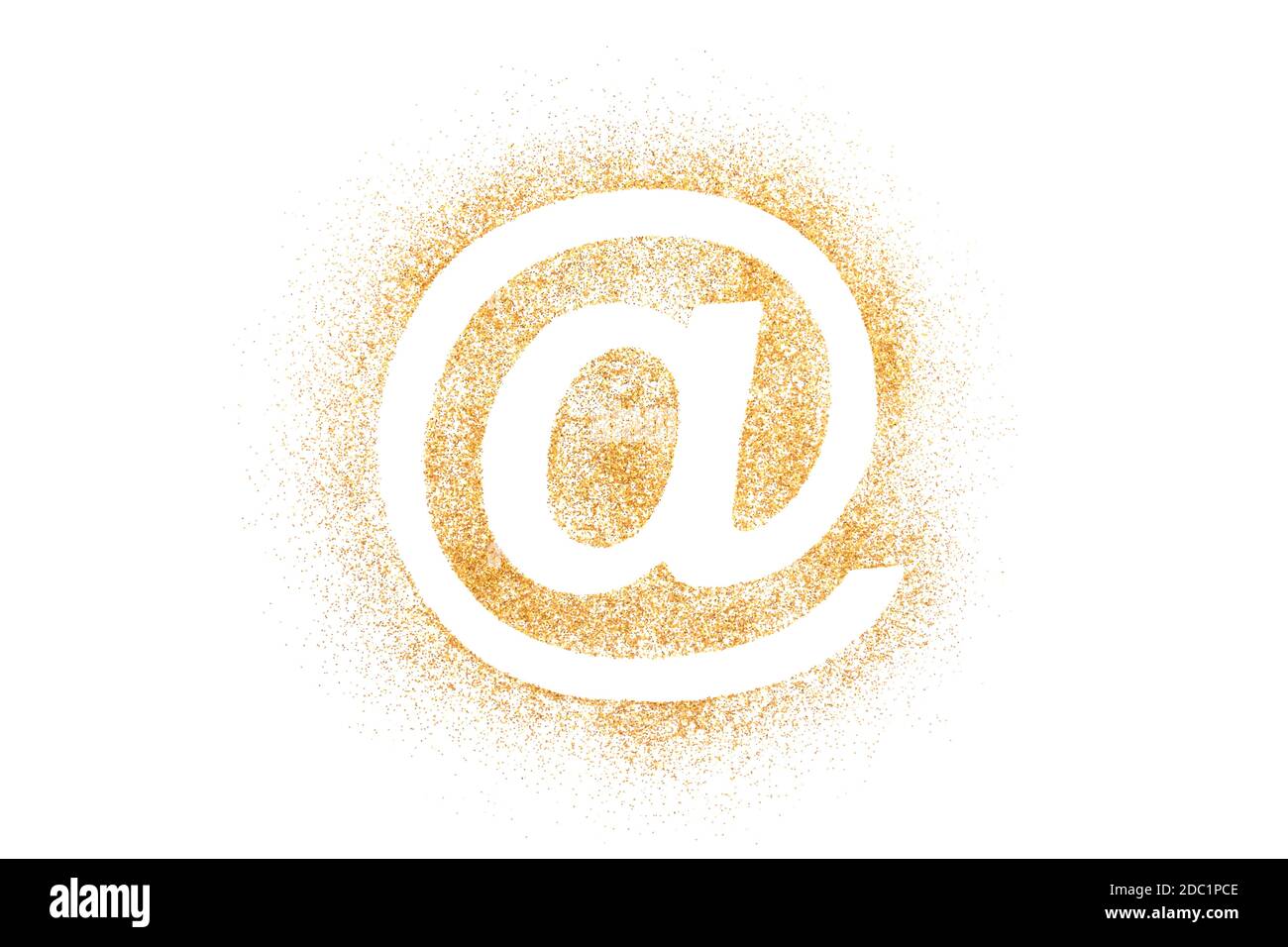 Internet Gold Icon Golden internet symbol made of glitter Stock Photo - Alamy