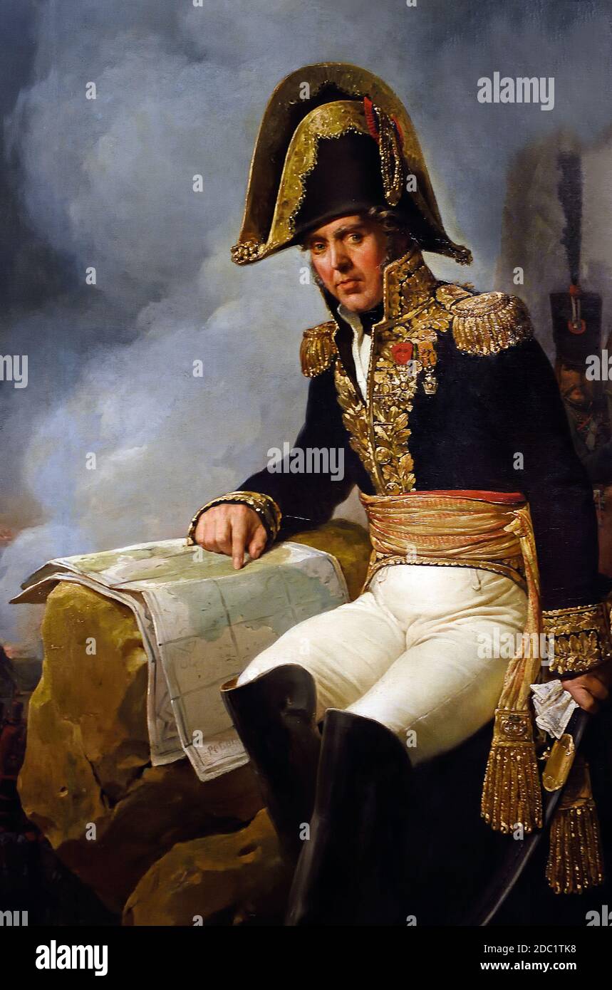 General B.G.F. Frere - Bernard-Georges-François Frère,  (1767-1828 1808) by Nicolas Gosse 1787 -1878, France, French. ( army of Emperor Napoleon Bonaparte ) Stock Photo