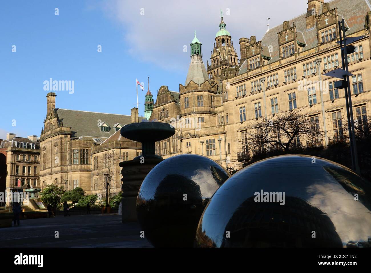 Sheffield Town Hall Stock Photo Alamy