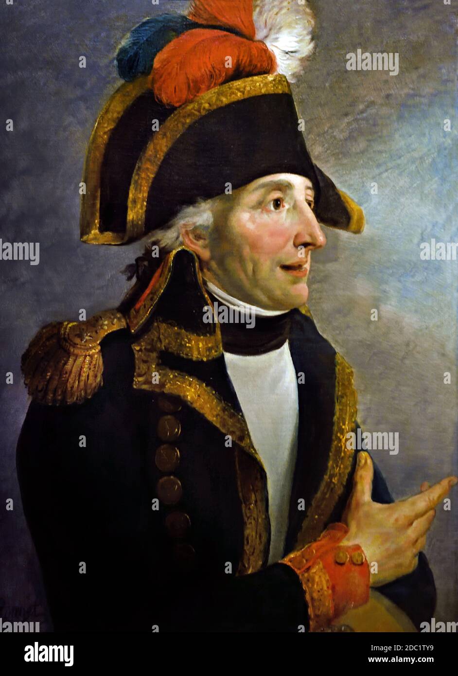 General Jacques Christophe Coquille Dugommier (1736-1794) by   Georges Rouget  (1783–1869)  France, French, Stock Photo