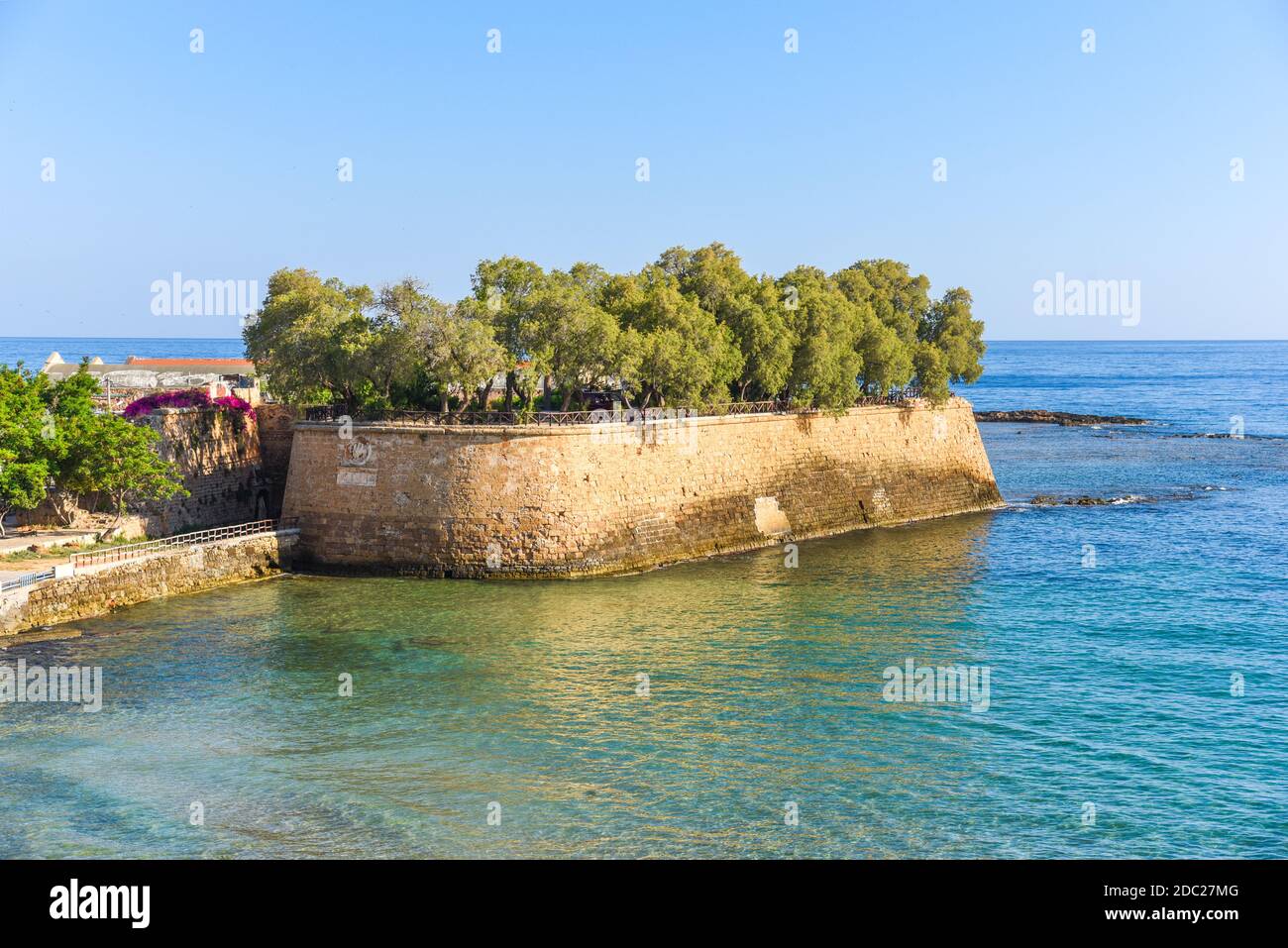 Venetian fortification in Chania on Crete Stock Photo