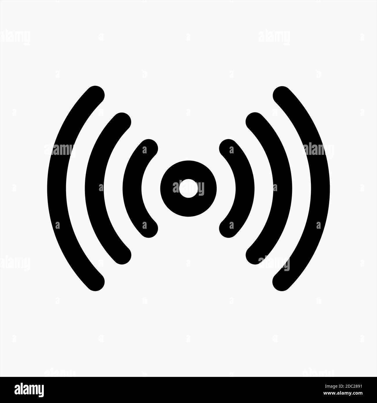 Wifi hotspot tethering icon vector isolated on white background