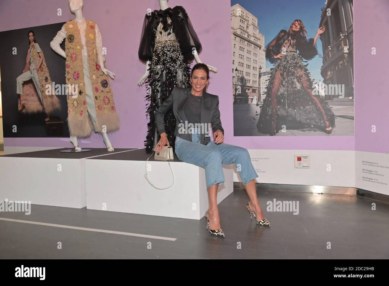 Madrid, Spain. 18th Nov, 2020. Model Nieves Alvarez during inauguration of Elle: 75 años al lado de la mujer exhibition in Madrid on Wednesday, 18 November 2020. Credit: CORDON PRESS/Alamy Live News Stock Photo