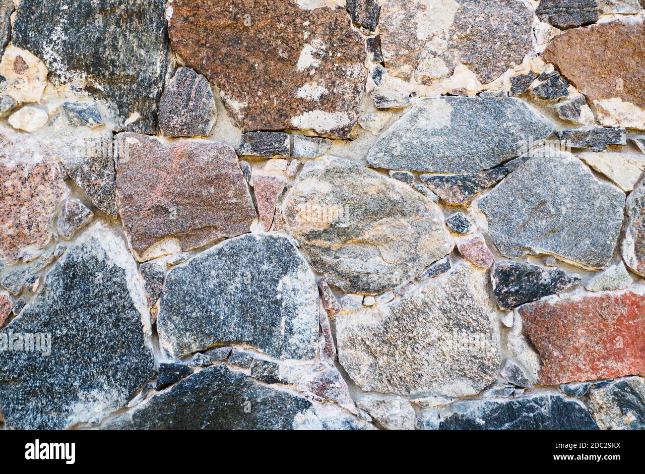 Stone Wall Texture Background. Old Castle Stone Wall Wallpaper Stock