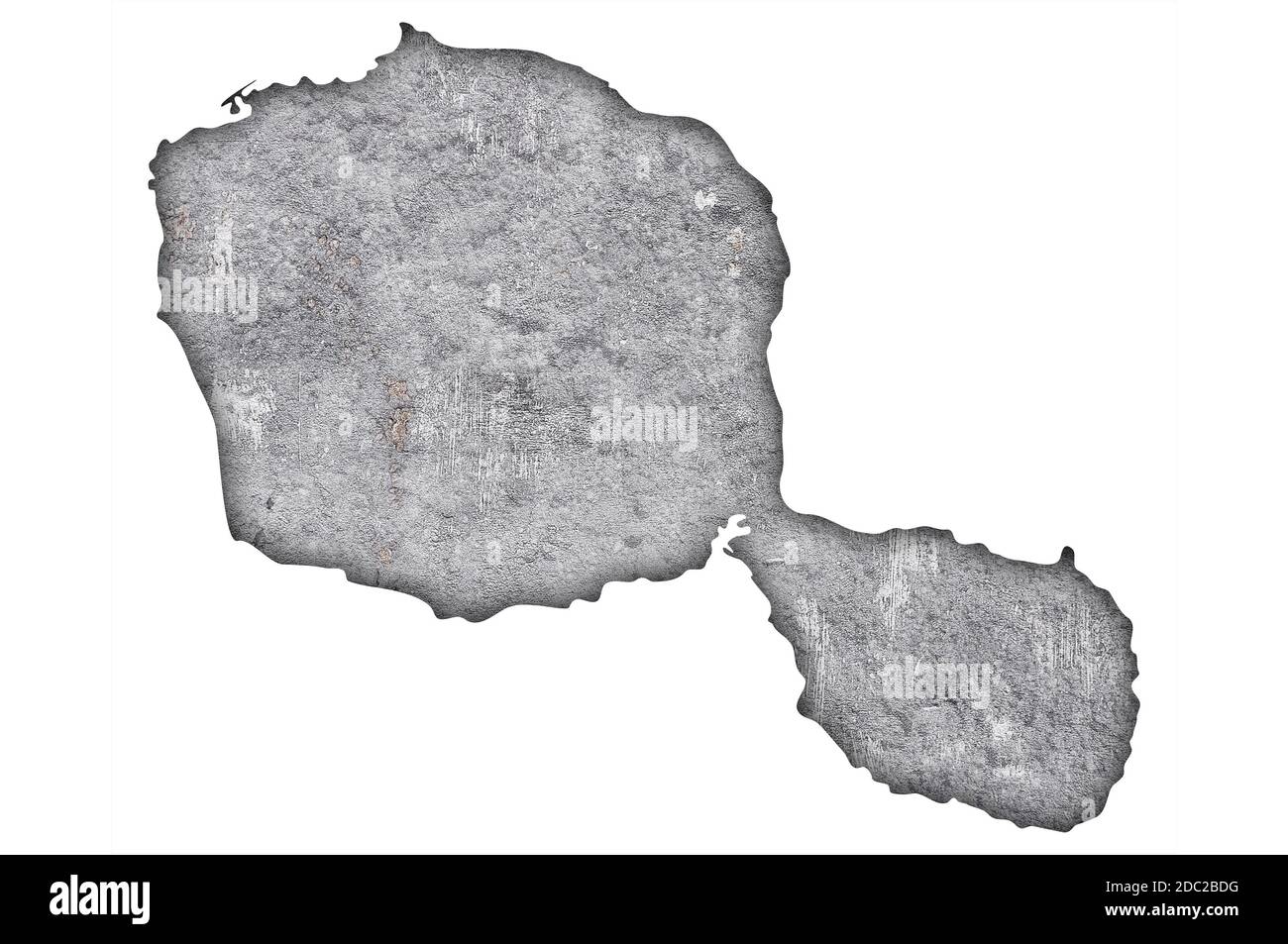 Map of Tahiti on weathered concrete Stock Photo - Alamy