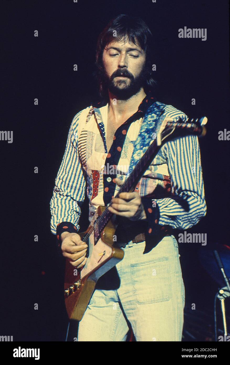 Eric Clapton in concert at Hammersmith Odeon 4th December 1974