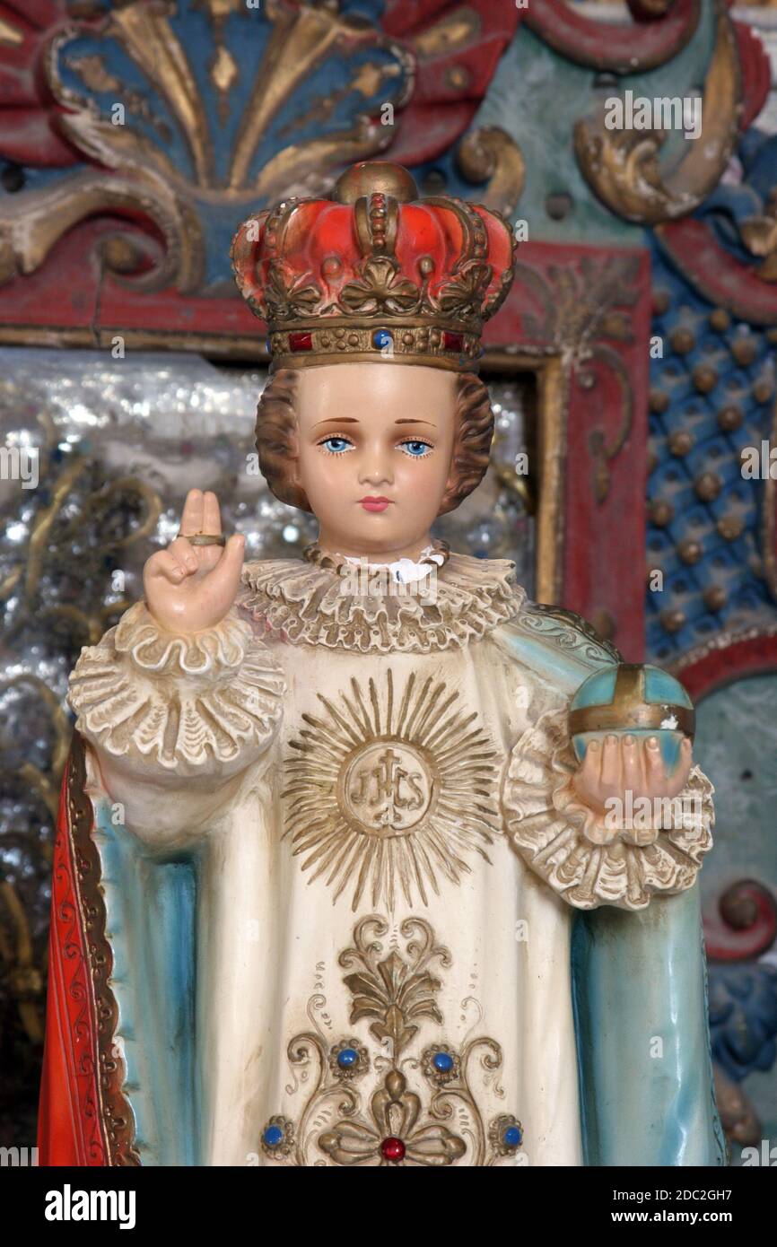 Infant Jesus of Prague Stock Photo Alamy