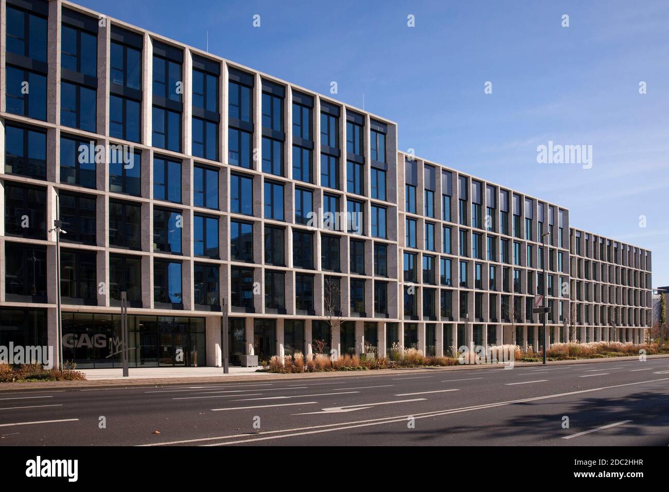 the head office of the GAG Immobilien AG in the Kalk district of Cologne, Germany.  die Hauptverwaltung der GAG Immobilien AG im Stadtteil Kalk, Koeln Stock Photo