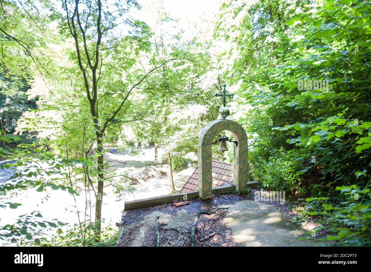 The monk’s cave, monastic cell, The Tuman Monastery, Orthodox monastery