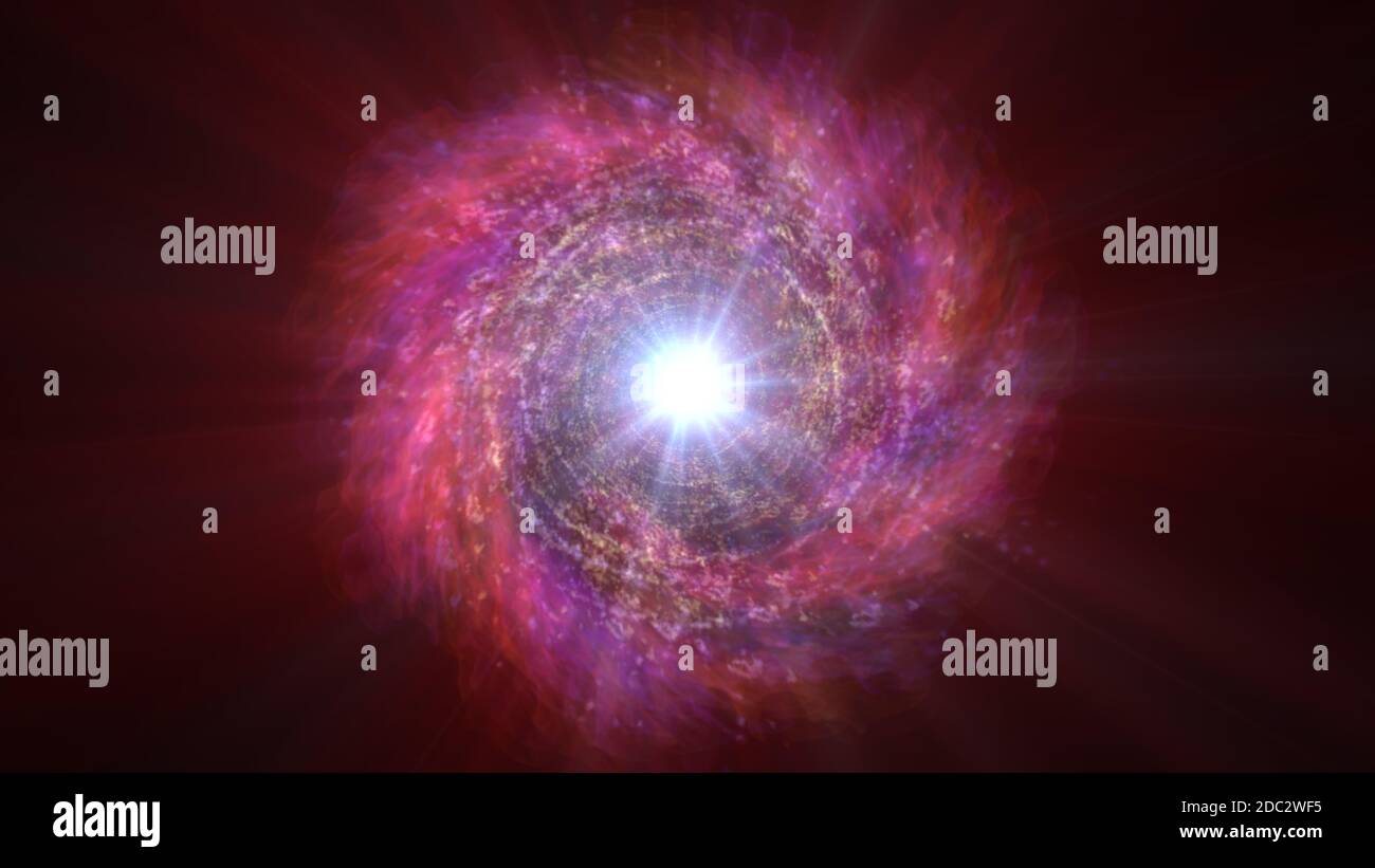 Cosmic Galaxy Background abstract light, illustration render Stock ...