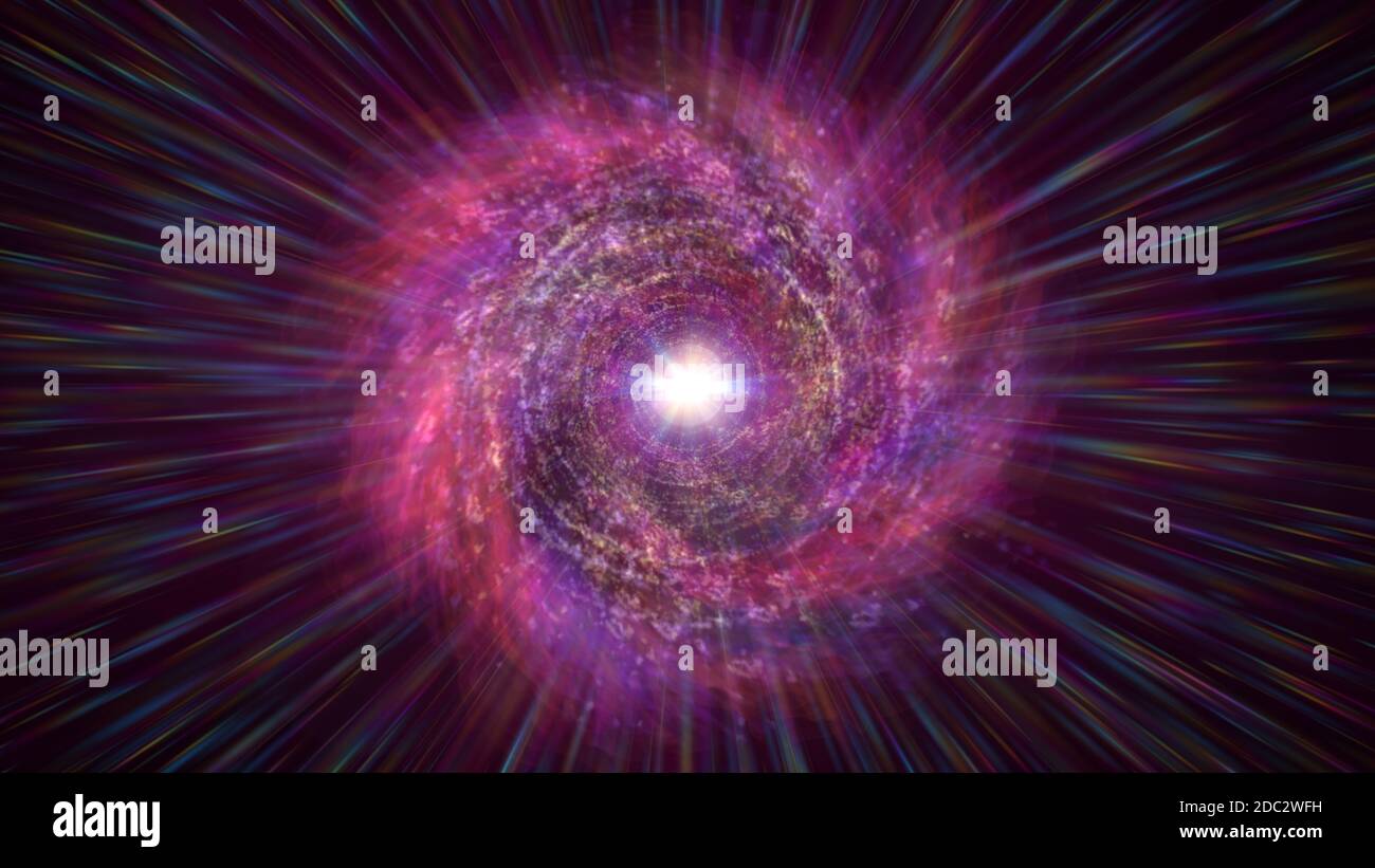 Cosmic Galaxy Background abstract light, illustration render Stock ...