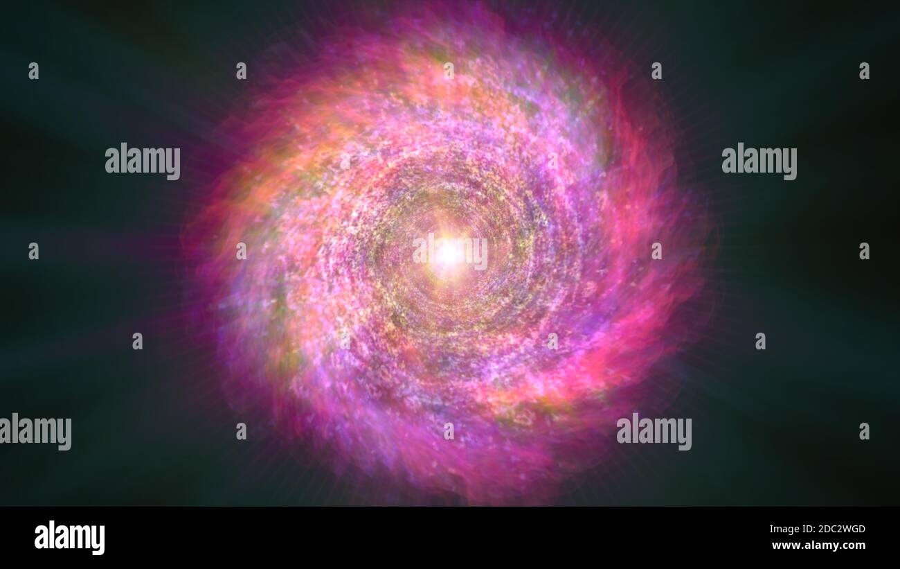 Cosmic Galaxy Background abstract light, illustration render Stock ...