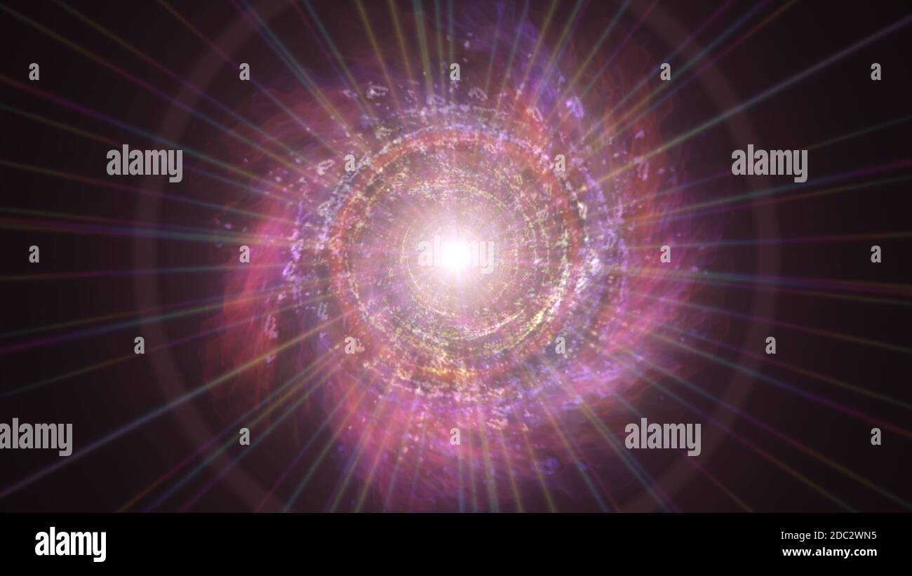 Cosmic Galaxy Background abstract light, illustration render Stock ...