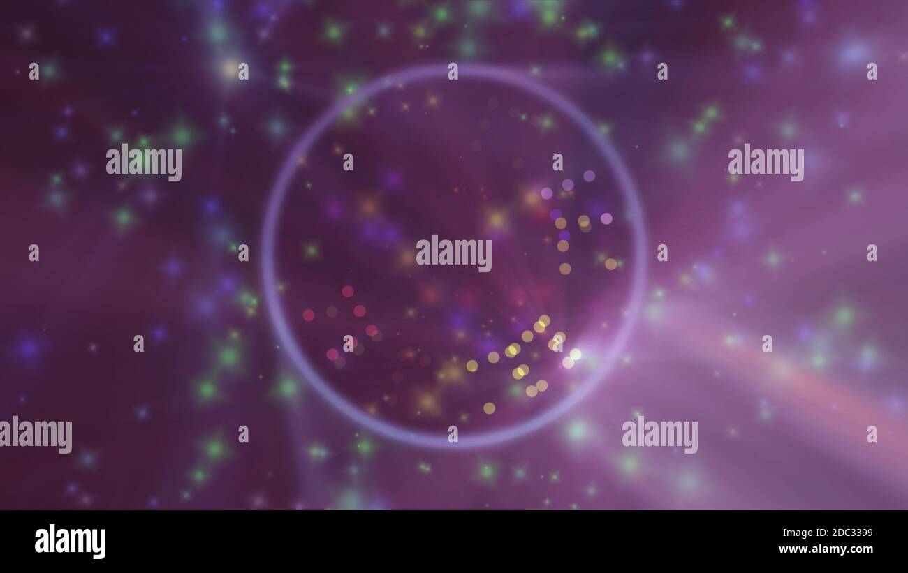 magic ball particle space light, render illustration Stock Photo - Alamy