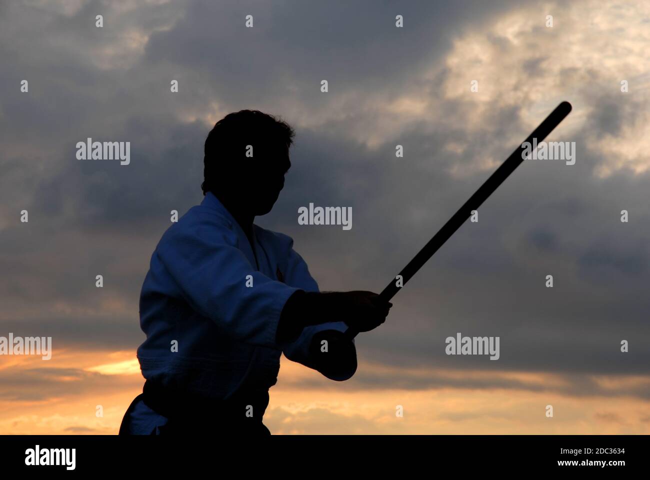 Kung fu stick fighter hi-res stock photography and images - Alamy
