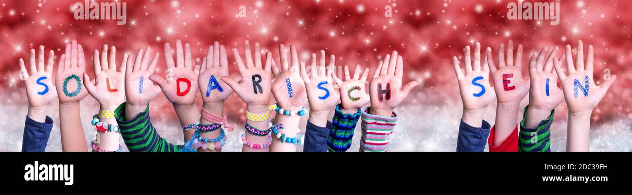 Word hands team people letters li hi-res stock photography and images ...