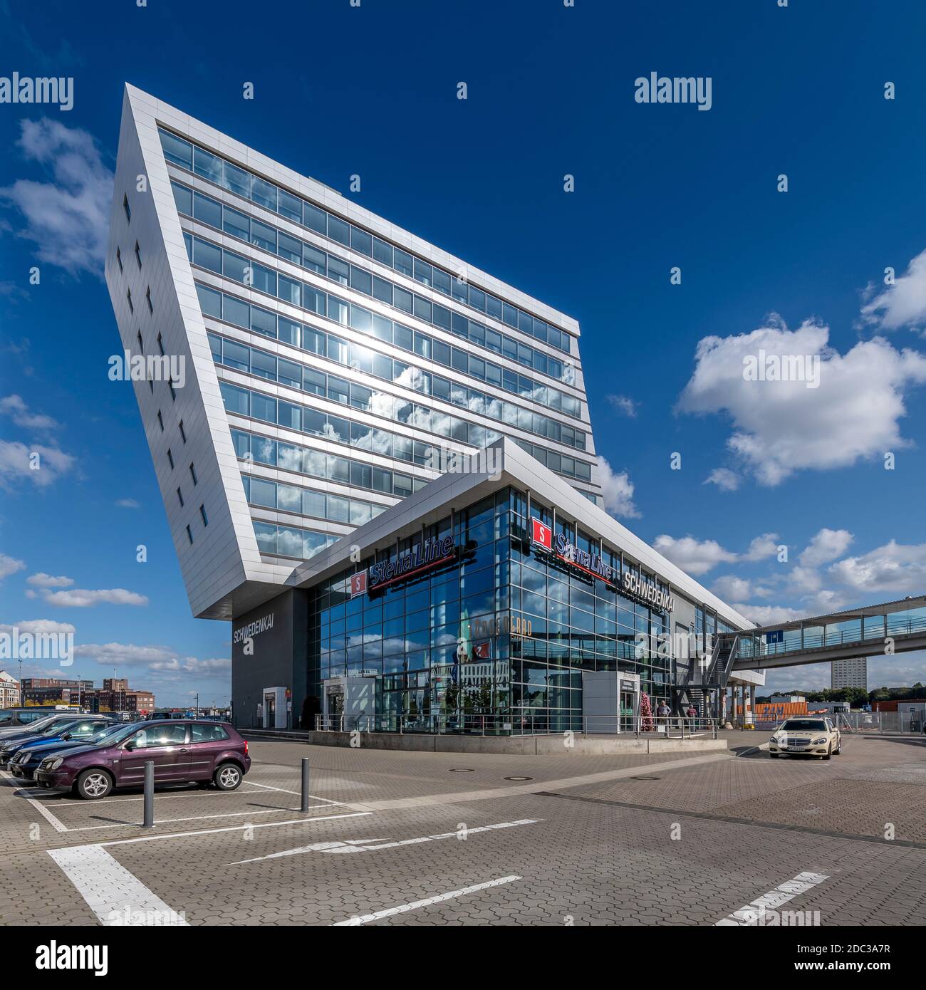 The Stena Line ferry terminal at Kiel northern Germany. Taking
